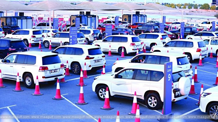 లుసైల్ డ్రైవ్ త్రూ కేంద్రంలో ఉచిత పీసీఆర్ టెస్టింగ్.!